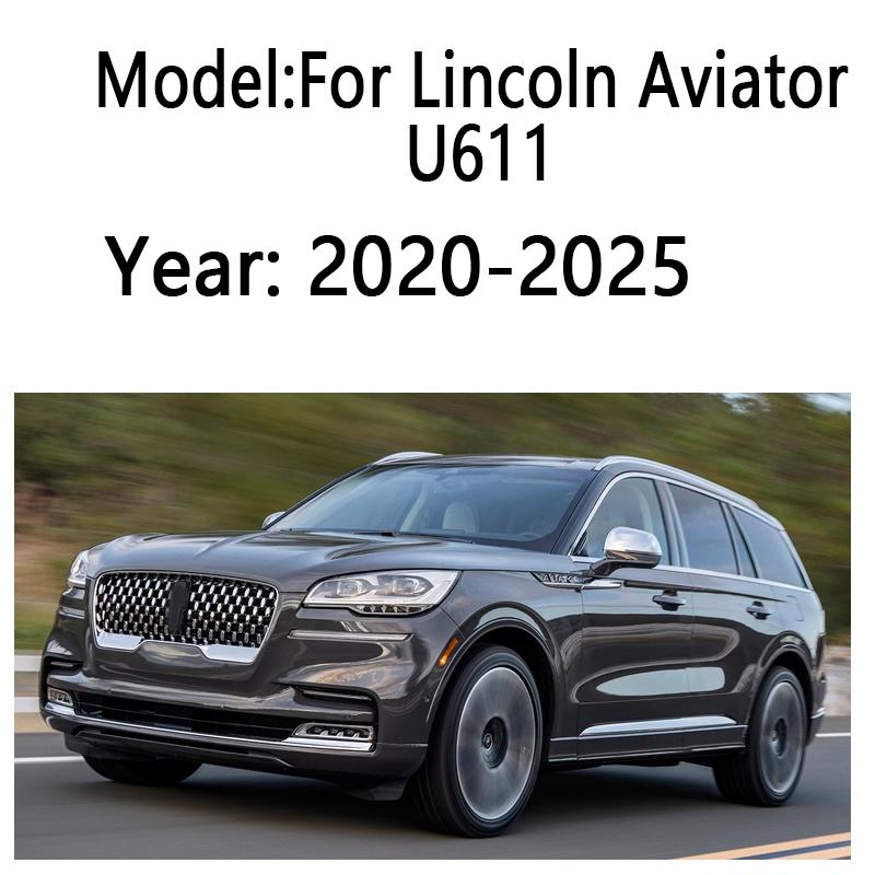 For Lincoln Aviator U611 2020-2025 Car Trunk Cargo Cover Waterproof Tray Storage Security Shield Partition Mat Car Accessories