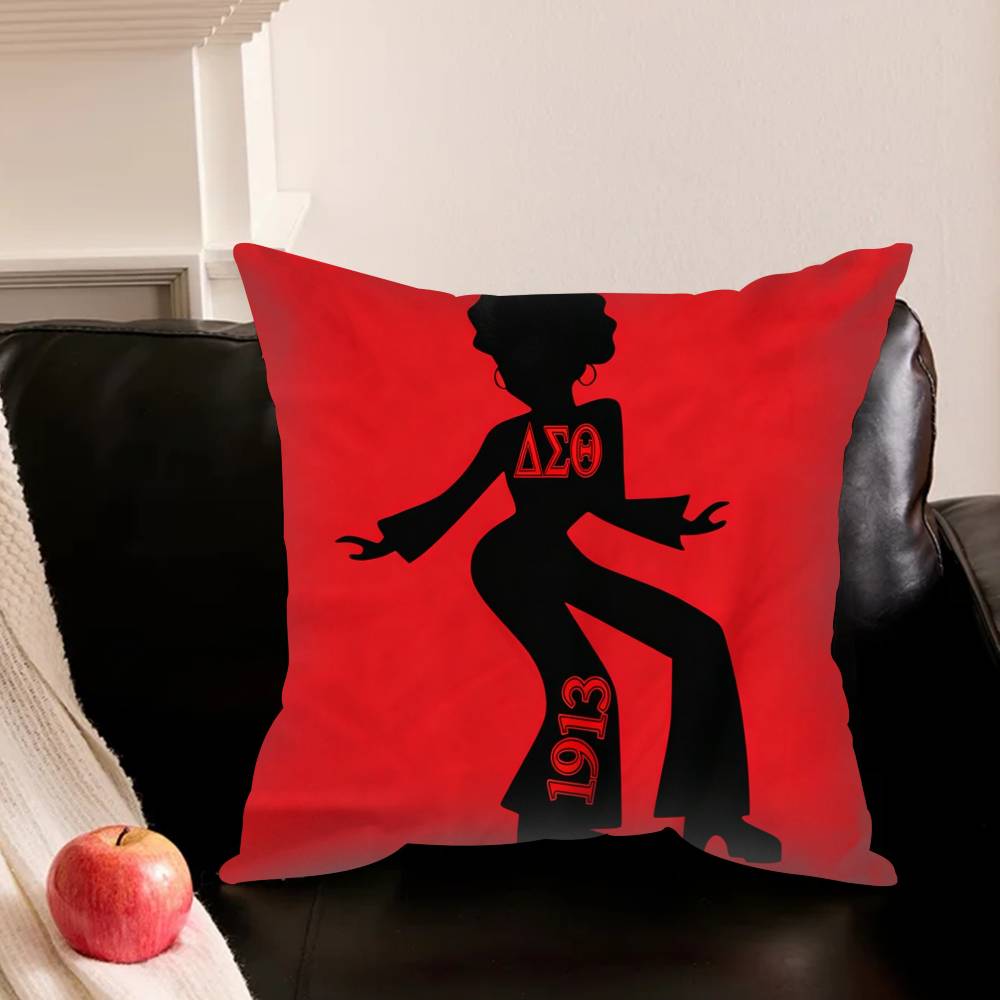 D-Delta S-Sigmas Various Sizes Square Pillowcase For Car Home Bedchamber Decor