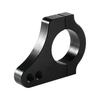 1x Black 28mm Aluminum Alloy Motorcycle Steering Damper Fork Mount Clamp Bracket