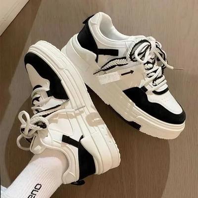 Fashion Original WoMen Shoes Platform Designer Shoes Decoration WoMan Vulcanize Shoes Harajuku 2024 Fashion Female Flat Sneaker Ayakkabı