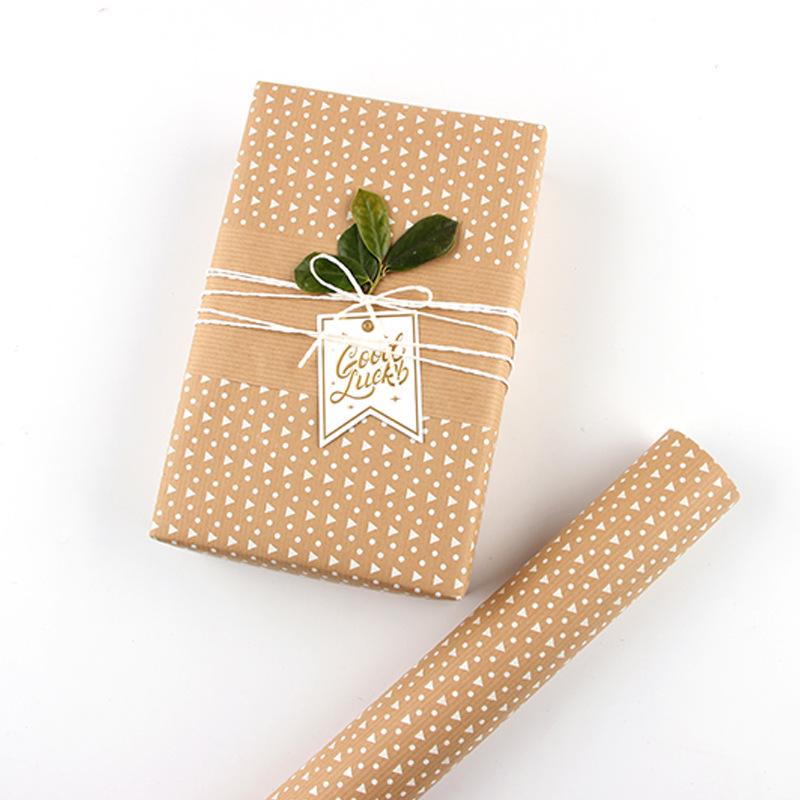 Valentine's Day Retro Kraft Wrapping Paper for Gifts, Birthdays, and DIY Projects