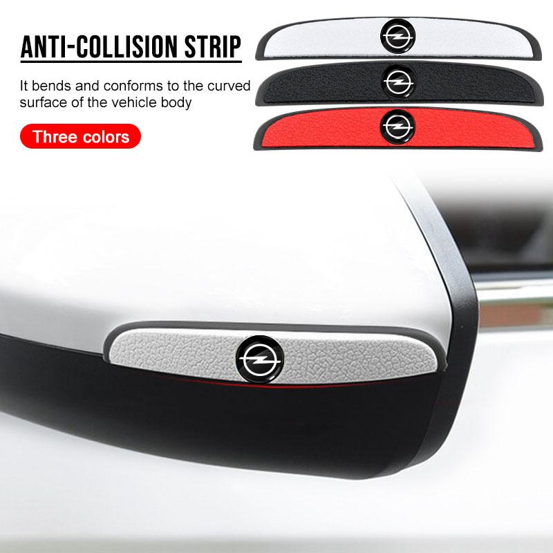 For Opel crosa d astra h insignia astra j zafira b mokkaastra vivaro astra g 4pcs Car Door Edge Anti Scratch Collision Protection Strip Stickers