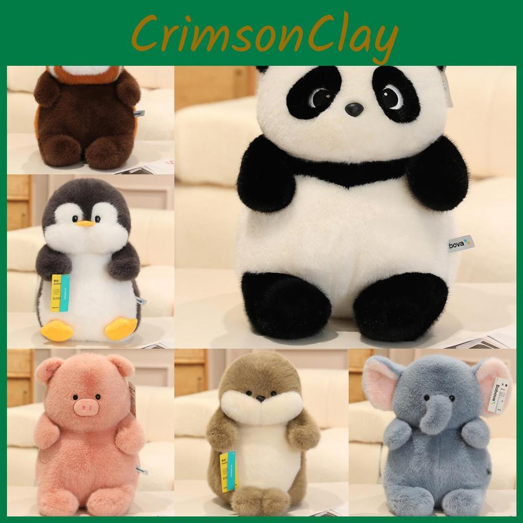 Penguin Raccoon Seal Elephant Panda Pig Plush Toy Stuffed Animal Dolls Gift Kids