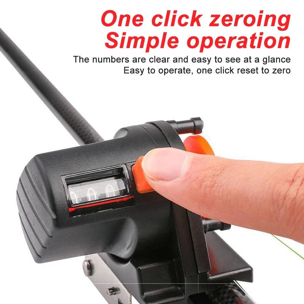 0-999M Depth Measurement Tool Universal Fishing Tackle Length Gauge Counter  Fishing Equipment