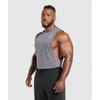 Gymshark React Drop Arm Tank Brushed Grey A2a8o Gchk