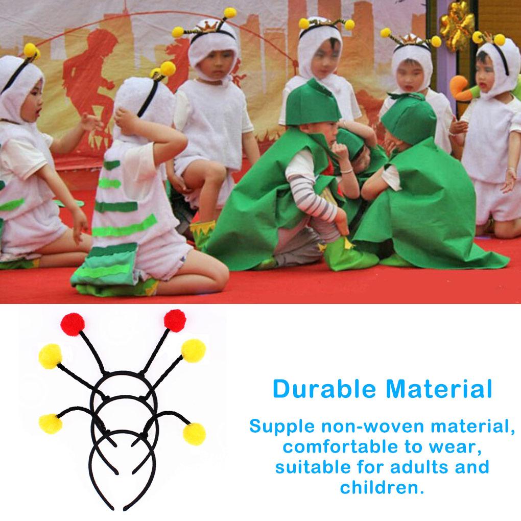 Antennen Damen Stirnband Cartoon Tier-Elemente Cosplay Requisiten Zubehör Kinder Haarband Vliesstoff Unisex Haarreif Erwachsene Party