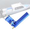 Aluminum Rudder with Water Pickup Inlet for RC Racing Electric Boat Model Marine (Blue, 75mm)