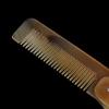 Peine de Cuerno de Yak Plegable con Clip de Bolsillo Estilismo de Bigote Barba Herramientas de Peluquería