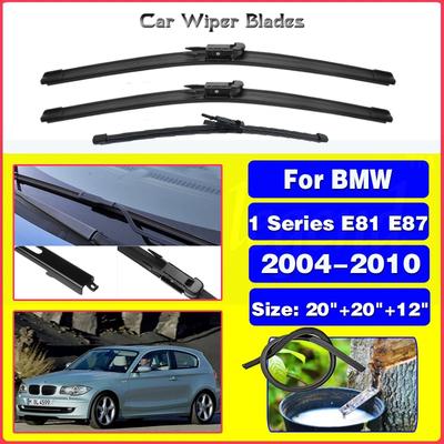 Wiper Front & Rear Wiper Blades Set For BMW 1 Series E81 E87 116i 116d 118i 118d 120i 120d 123d 130i 2004-2010 20"+20"+12"