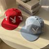 New Hip Hop Yk Embroidery Rabbit Flat Brim Cap Women's Spring Summer Niche Versatile Face Small Baseball Hat