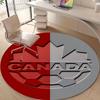 Personalized Canada National Soccer Round Chair Office Rug - Perfect for Mat, Office Chair & More - Ideal Gift for Birthdays and Holidays