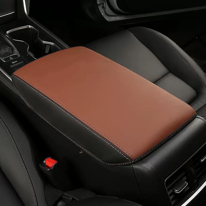 For Honda Accord X 10th 2018     Hybrid Car Armrests Storage Box Cover PU Leather Decoration Accessories
