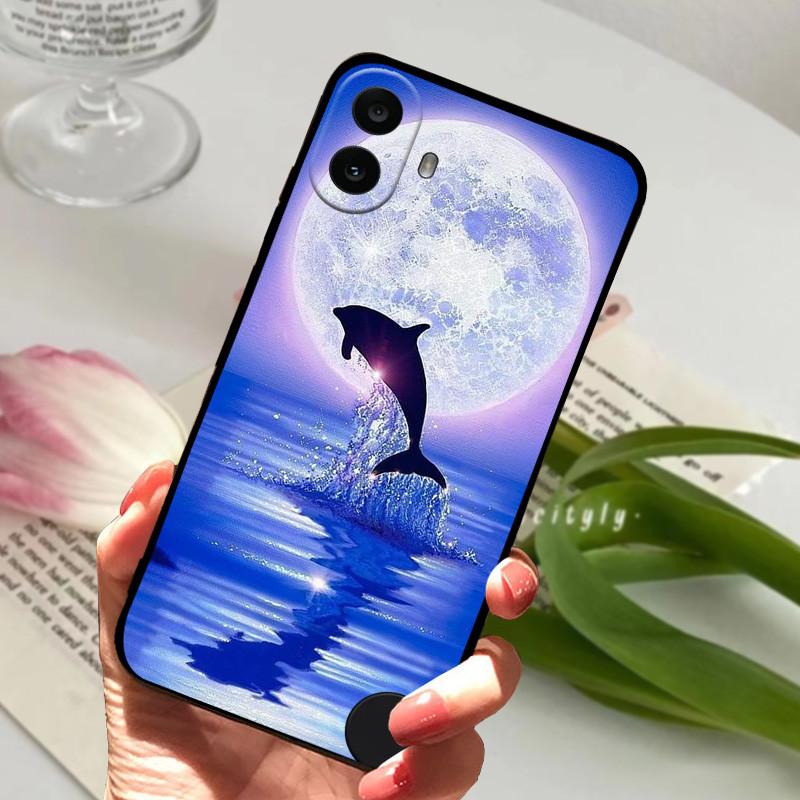 For Nothing CMF Phone 1 Case Shockproof Soft TPU Silicone Phone Cover For Nothing CMF Phone 1 Phone1 one Funda Capa Cute Cartoon