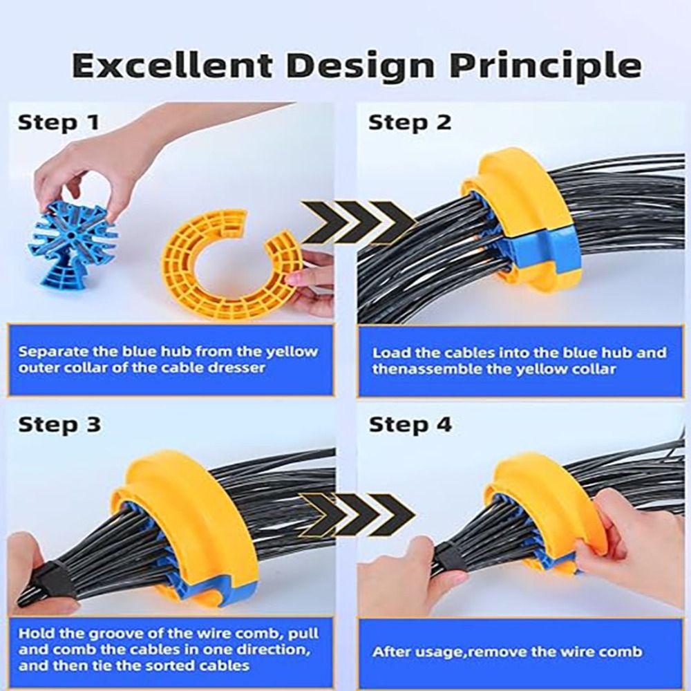 Wire Comb Cable Dresser Bundler Ethernet Cable Organizer Tool Network Cable Management Tools  Wires