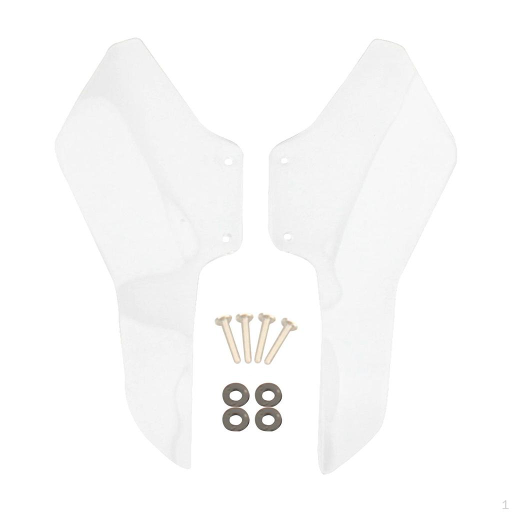 Deflectoare de vânt pentru parbriz lateral pentru motociclete, accesorii ușor de instalat,