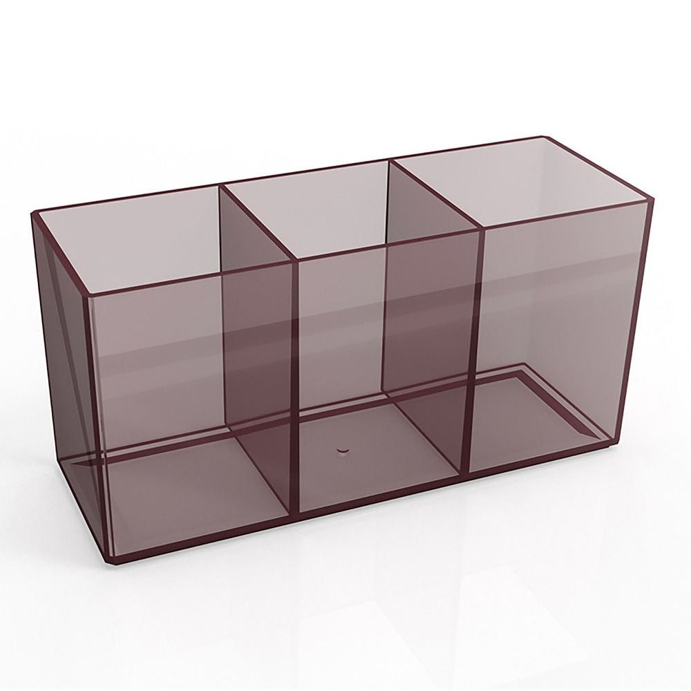 

Подставка для ручек с 3 отделениями, большая вместимость, коробка для кистей для макияжа, специальный дизайн, коробка для хранения ручек, офис