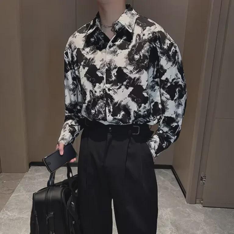 Mature Style Men's Autumn Loose Long-Sleeve Shirt (2023)