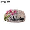 Micro Landscape Simulation Stone Signpost Welcome Stake Figurine Fairy Garden Mini Road Sign