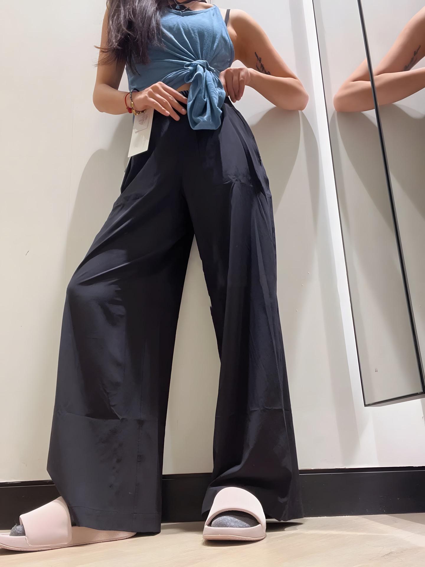 

Легкие летние брюки для тенниса и йоги Lulu Zgly S чёрный