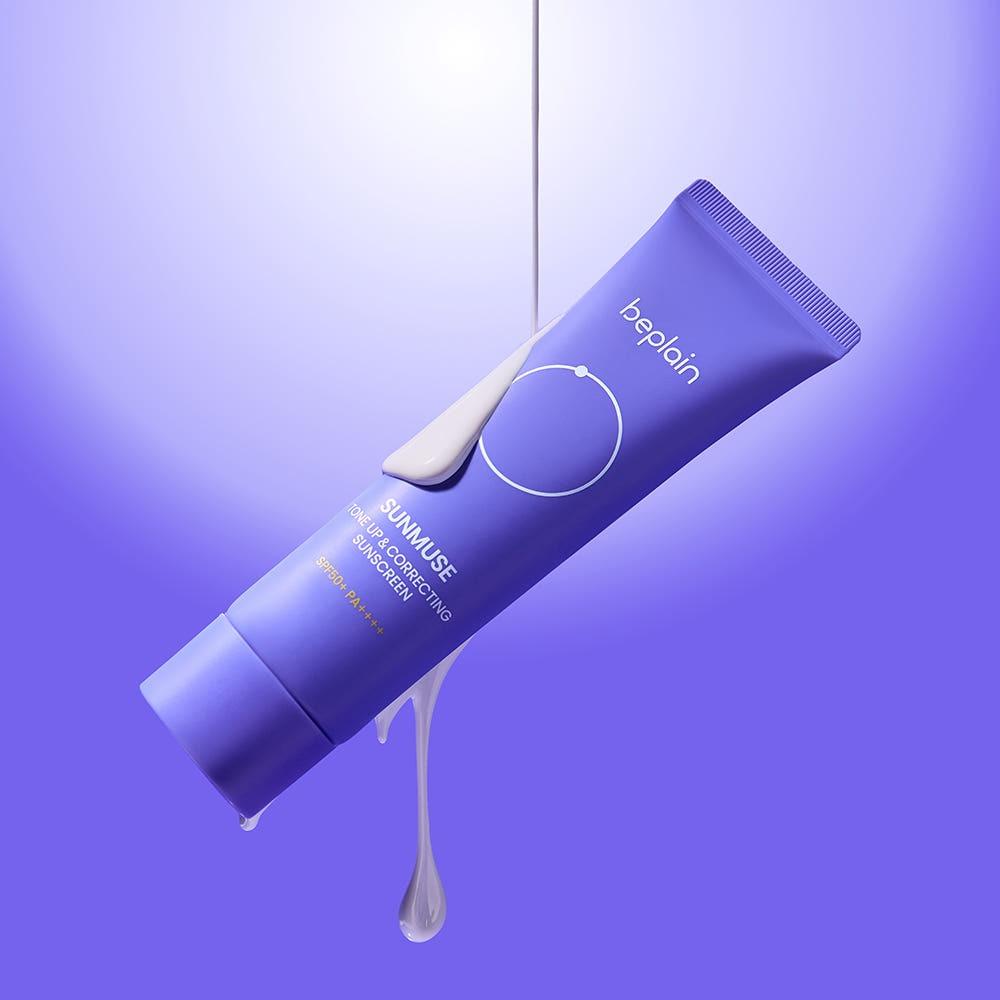 BEPLAIN Sunmuse Tone Up & Correcting Sunscreen SPF50+ PA++++ Radiance UV Protection 50ml