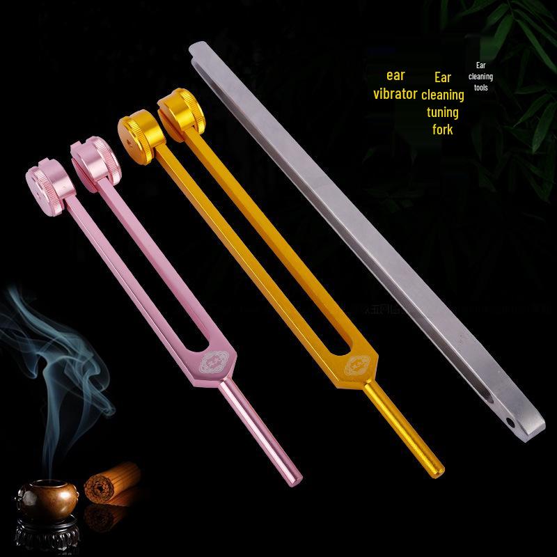 Vibrating Ear Cleaning Tool & Tuning Fork Set