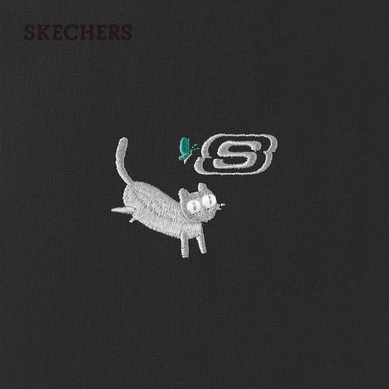 Skechers Women's Slim-Fit Knit Short Sleeve T-Shirt L226W017