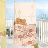 Süßes L-LuLu Das Schweinchen Cartoon Handtuch Weich Pool Geschenk Für Reise Fitnessstudio Dusche Camping Schnelltrocknend Sport Große Strandhandtücher