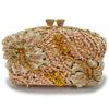 Sac de soirée pour femme à fleurs et diamants Sacs à main Nouveau Cristal Mariage de mariée Strass Pochette Sacs WHTUOHENG Sacs à main Pochette de soirée