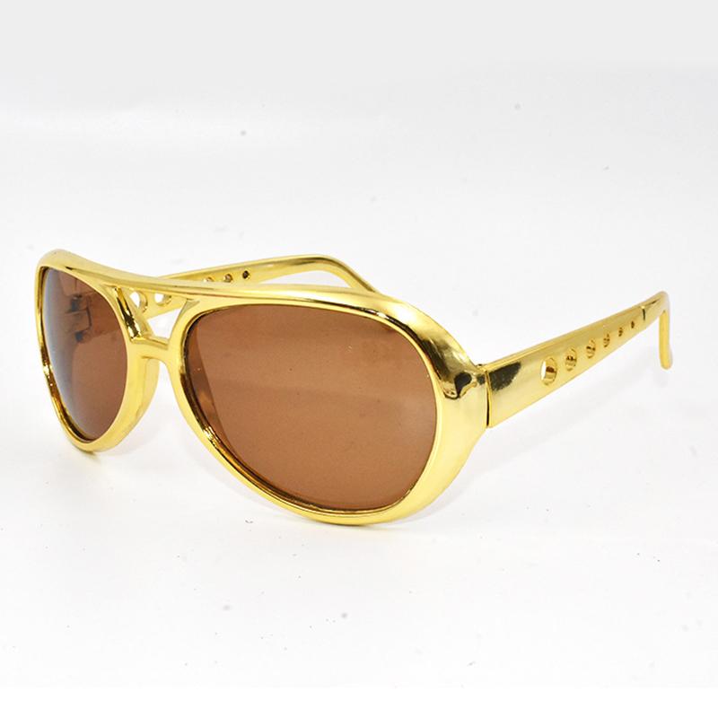 

Новинка Золотые Солнцезащитные Очки Забавные Очки с Бородой Костюм Диско 70-х Реквизит Пресли Забавные Очки с Сувениром для Вечеринки