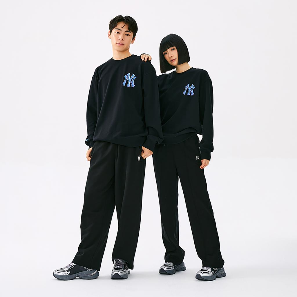 New MLB New York Yankees Height Increasing Breathable Low top Running Shoes Unisex Silver Black 3ARNSPE5N-50SID