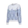 ANEW GOLF Women Wi Fuzzy Logo Point Sweater