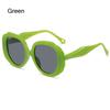 Vintage Hot Pink Glasses Round Frame Women's Sunglasses Sun Glasses Shades