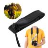 Portable   Digital Camera Antiskid Elastic Shockabsorbing Shoulder Strap(black )
