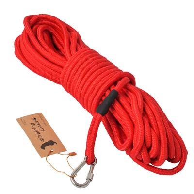 SRT Long Leash 20m Red Round Rope Colors Floats On Suitable for Medium and Large Training Long Leash [4 Available] Lightweight, Water,