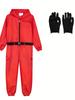 Games Cosplay Red Calamari Costumes For Adult Jumpsuit Halloween Party Horror Game Costumes Tracksuit Outfits Role Play Costumes