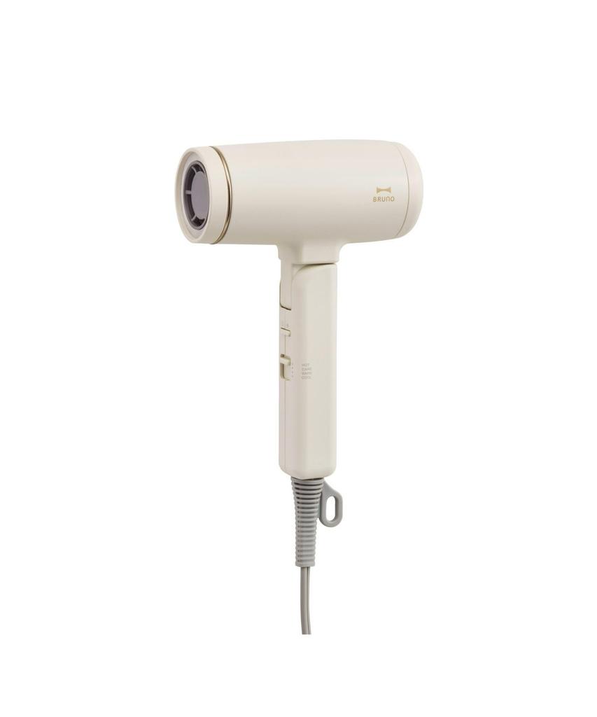 BRUNO Hair Dryer, Fast Drying, High Airflow, Lightweight, Compact, Beige, BOE146-ECRU