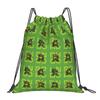 Custom Ninjas Turtles Drawstring Backpack Sports Gym Bag for Men Women Superhero Training Sackpack