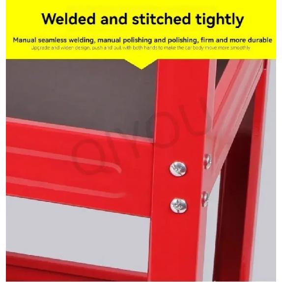 Tool Car Multi-functional Auto Repair Three-layer Tool Cabinet Auto Repair Mobile Shelf Layer Drawer Type Trolley