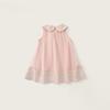Sweet Sleeveless Princess Dress for Infant Girls Mesh Splicing Tutu Dress Casual Daily Party Baby Girl Mesh Princess Dress