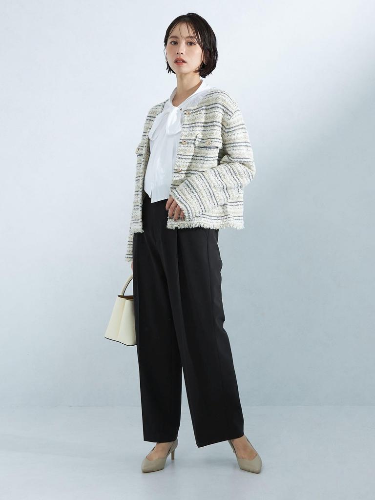 United Arrows Green Label Relaxing Powder Wide Pants, available in short and tall sizes, size 35141991967 2130, Natural (21), Size S (36)