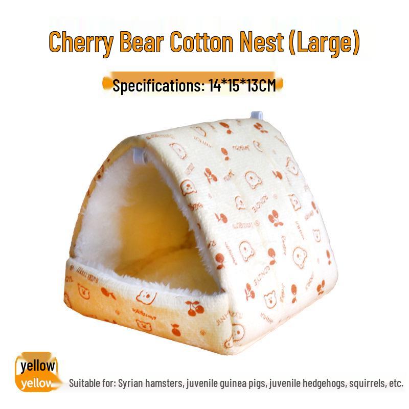Winter Warm Cotton Nest for Small Pets: Hamsters, Chinchillas, Hedgehogs, Squirrels & Rabbits