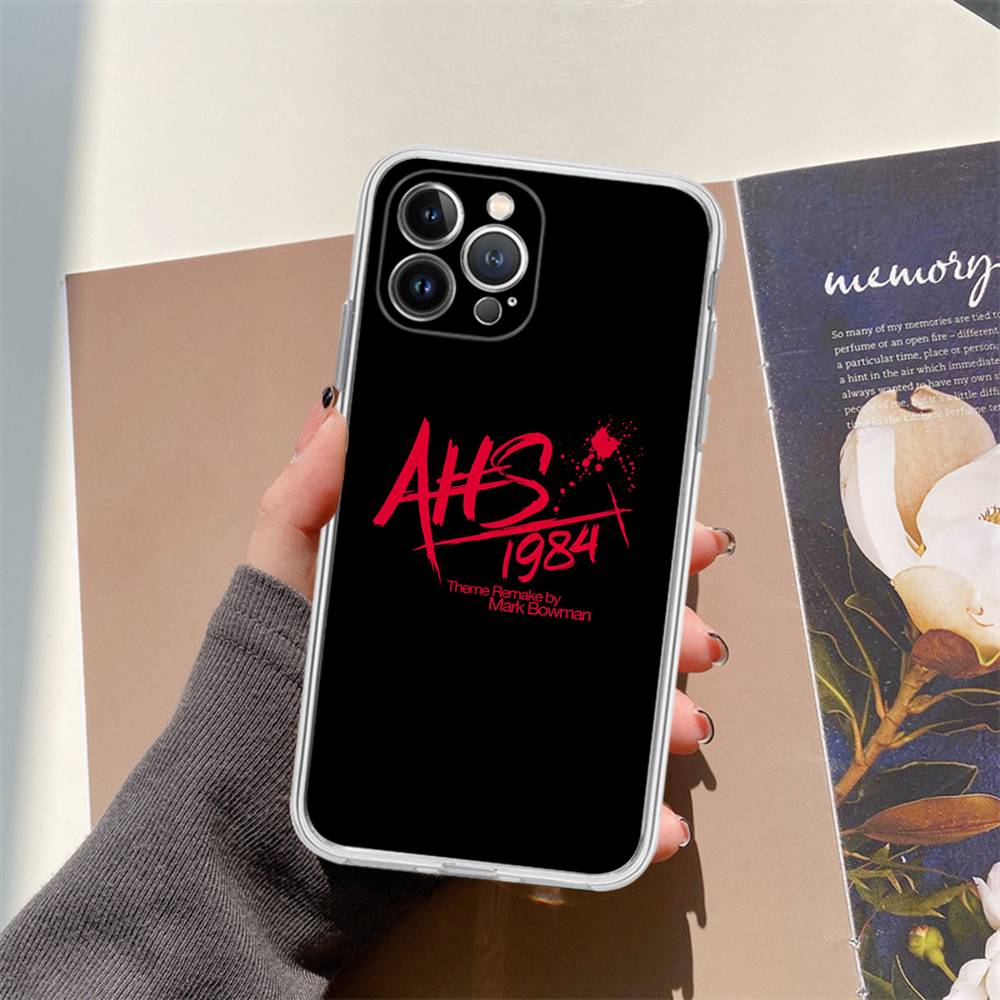 American Horror Story AHS 1984 Phone Case For IPhone 17 16 15 14 13 11 12 Pro Max 16 Plus Transparent