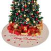 85AD Weihnachtsbaumschmuck Baumrock 39 Zoll Frohe Weihnachten Elch Rustikaler Baumrock für Weihnachtsdekorationen Innen Außen Party