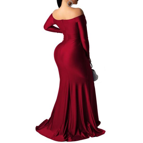 Dámské spodničky velké velikosti Dámské bodycon šaty Sexy šaty s výstřihem do V mimo ramena Pouzdrové šaty s tenkým zadečkem pro ženy