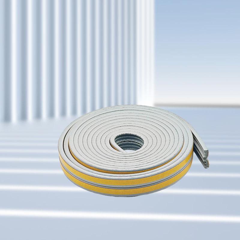 9x4mm E-Shape Soundproof Door Seal Strip for Wooden Frames – Windproof, Anti-Collision, Silent