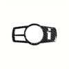 Real Soft Carbon Fiber Sticker Headlight Switch Decorative Sticker Interior Decorative Sticker for BMW 5 Series F10 2011 2012 2013 2014 2015 2016 2017