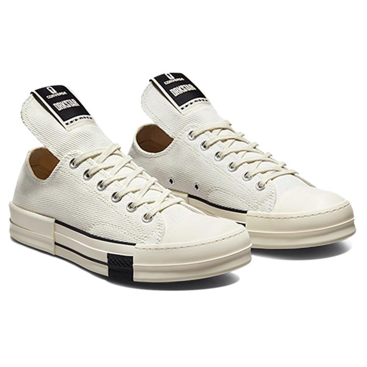 Chuck 70 Rick Owens x Drkshdw Drkstar Converse Low 'Egret' A00134C