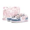 Air Jordan 1 Amber, First Love Denim Low Top Vintage Basketball Shoes Women's Pink Blue HQ2001-400(Team1876-S-BOX)
