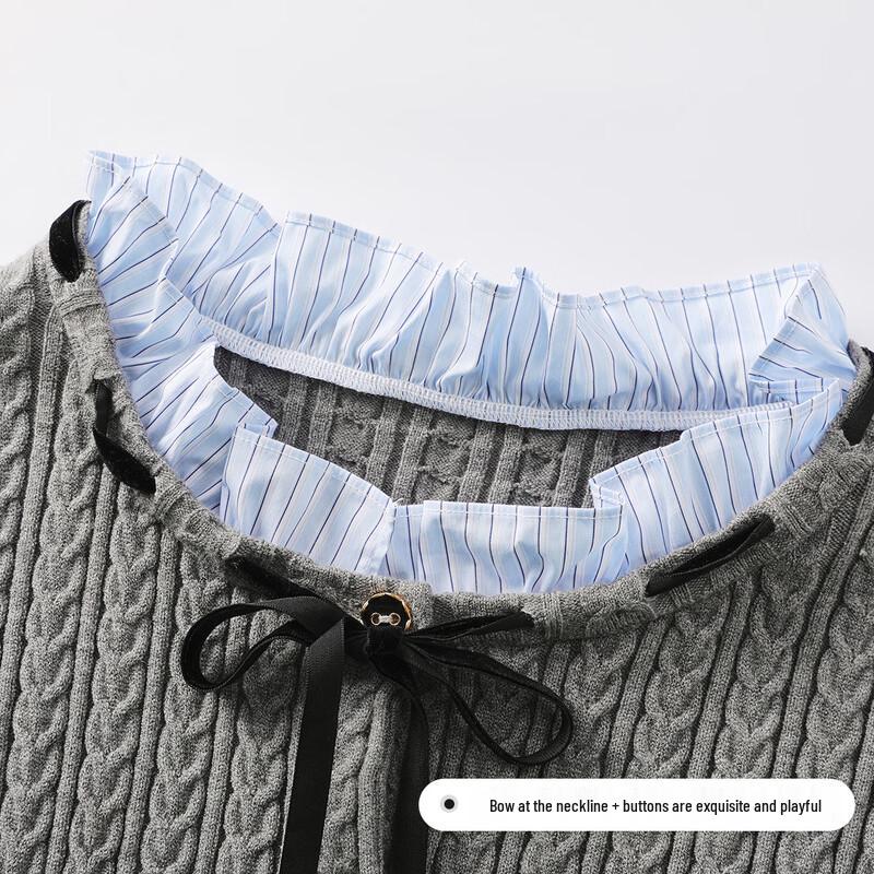 FivePlus Women's College Style Slim-Fit Knit Cardigan