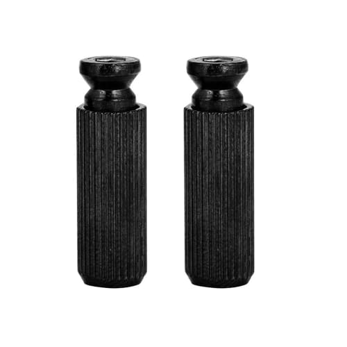 Adjustable Tremolo Anchor Studs, 8mm Electric Guitar Tremolo Bridge Stud Anchors, Floyd Rose Compatible (Black)